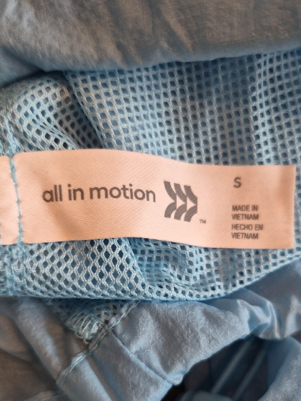 All In Motion Sky Blue Lightweight Utility Jacket - Picture 2 of 11